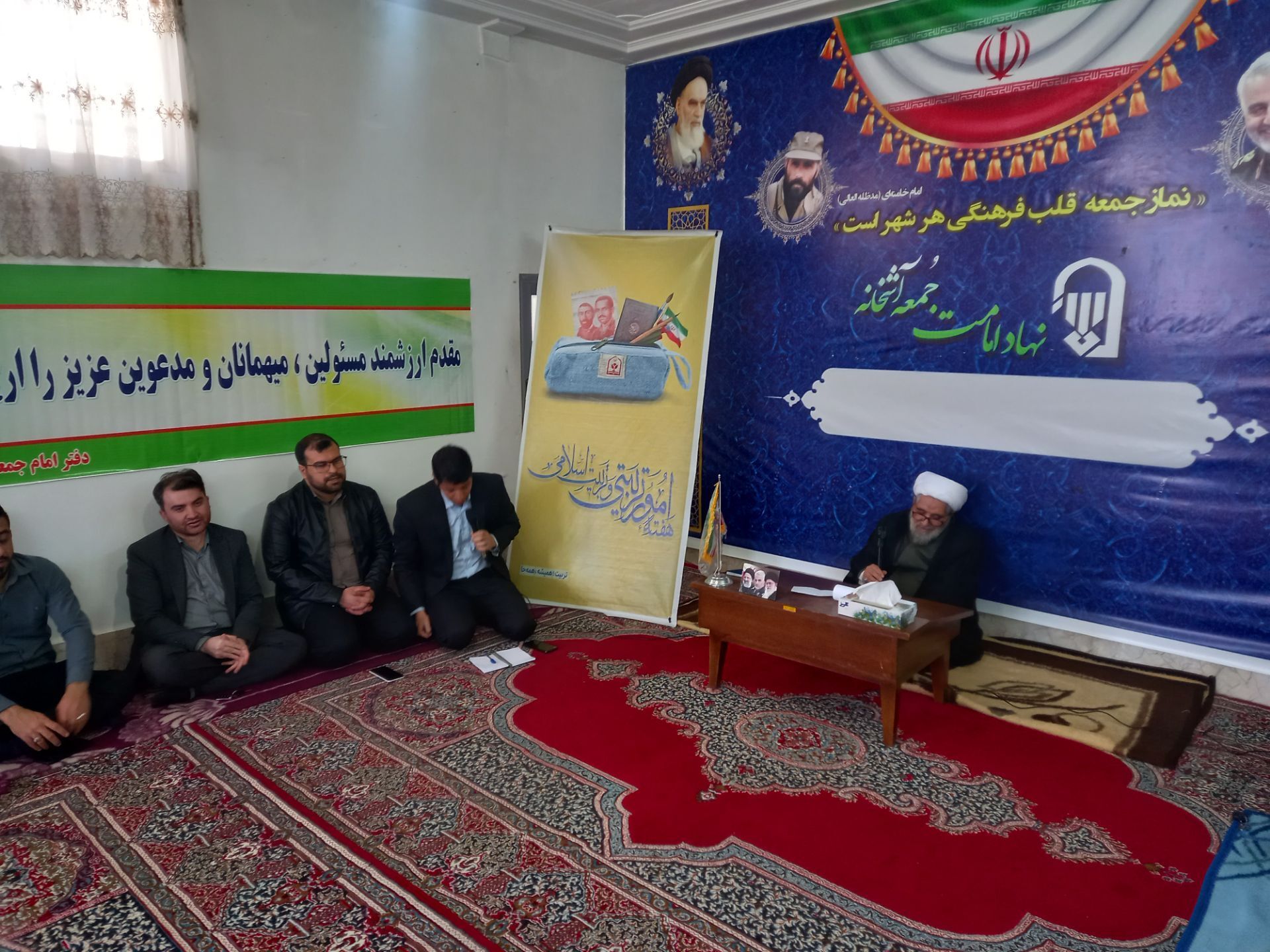 دیدار معاونین و مربیان پرورشی با امام جمعه شهر آشخانه