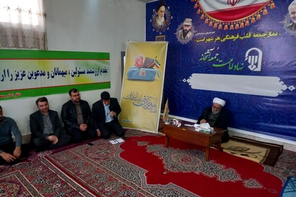 دیدار معاونین و مربیان پرورشی با امام جمعه شهر آشخانه