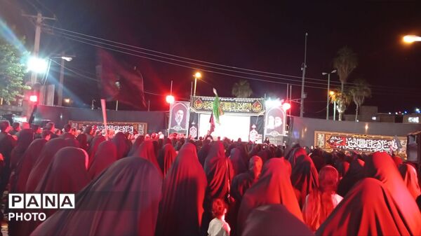 نهمین شب از سوگواره بزرگ محرم در میدان شهید بهشتی پلدختر 