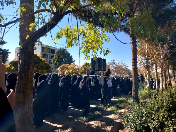 مراسم تشییع پیکر شهید گمنام  در شهرستان کاشمر 