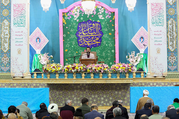 محفل قرآنی و جشن میلاد امام باقر(ع) در شب یلدای حرم حضرت معصومه(س)
