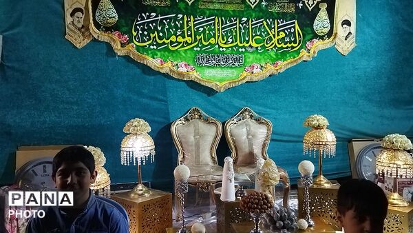 مراسم عروسی دو جوان نیشابوری در مهمانی کیلومتری  عید غدیر خم 