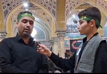 عرض ارادت دانش آموزان سادات به ام ابیها(س)