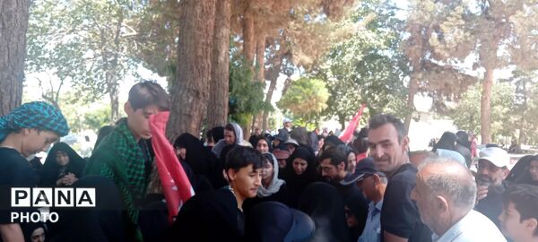 پیاده‌روی جاماندگان اربعین در شهرک ینگی امام ساوجبلاغ