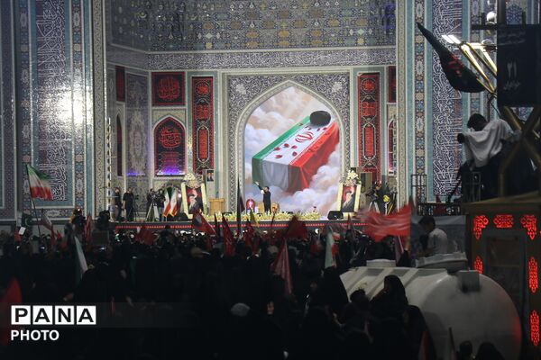 حرم امام رضا(ع) غرق در عطر اشک و بدرقه رهبر شهید