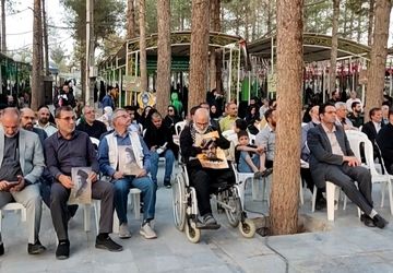 اجتماع مردمی در پی شهادت سید حسن نصرالله در خراسان‌جنوبی برگزار شد