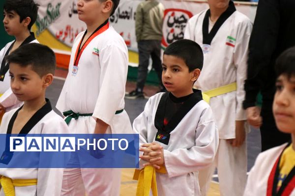 مسابقات تکواندو خردسالان پسران 