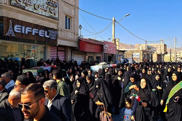 استقبال باشکوه از پیکر۶ شهید گمنام در شهرستان باشت