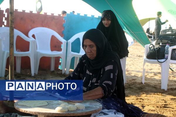جشنواره بازی و ورزش های همگانی در ساحل بوشهر