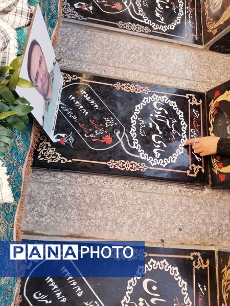 چهلم شهید امنیت هادی میر آبادی در بهشت فضل نیشابور 