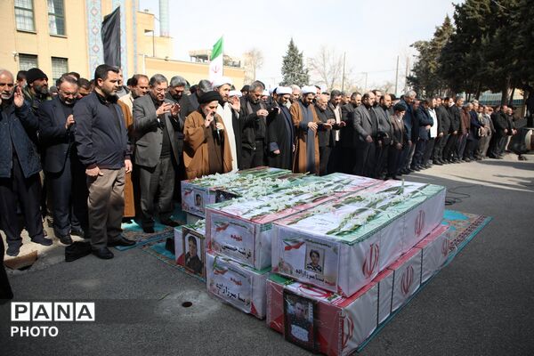 تشییع پیکر شهدای بمباران تروریستی آمریکا و اسرائیل در ارومیه