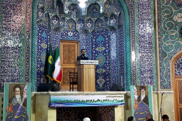 برپایی نماز جمعه در مصلی حرم حضرت عبدالعظیم حسنی(ع) 