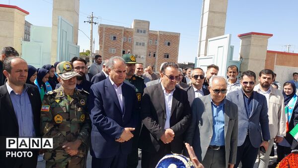 افتتاح مدرسه ۱۲ کلاسه شهید سید علی خامنه‌ای در سراب