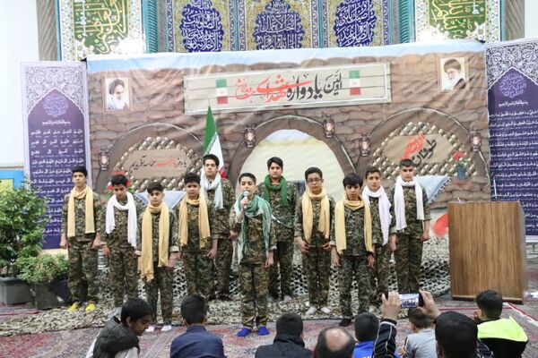 اولین یادواره شهدای جاویدالاثر در مسجد جامع محمدشهر 