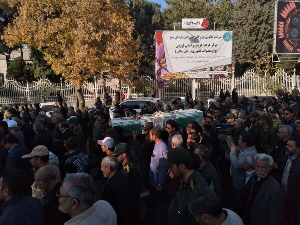 تشییع پیکر جانباز شهید علی فتح آبادی در نیشابور 