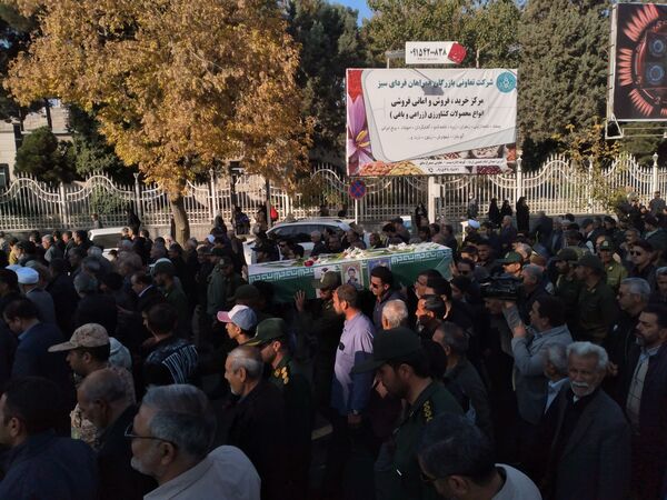 تشییع پیکر جانباز شهید علی فتح آبادی در نیشابور 