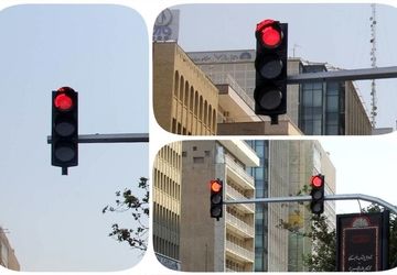 رفع نواقص ۸۴۰ چراغ راهنمایی و رانندگی در تهران