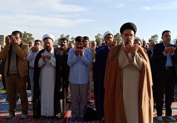 نماز باشکوه عید سعید فطر در شهرستان آباده