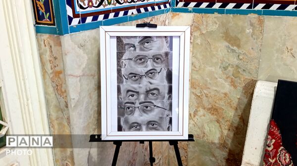 نمایشگاه آثار هنرجویان هنرستان حضرت زهرا(س) شهرستان بن