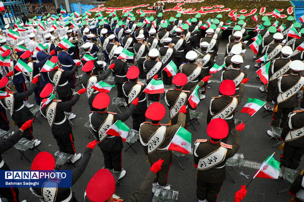 سخنرانی رئیس جمهور در جمع راهپیمایان ۲۲ بهمن