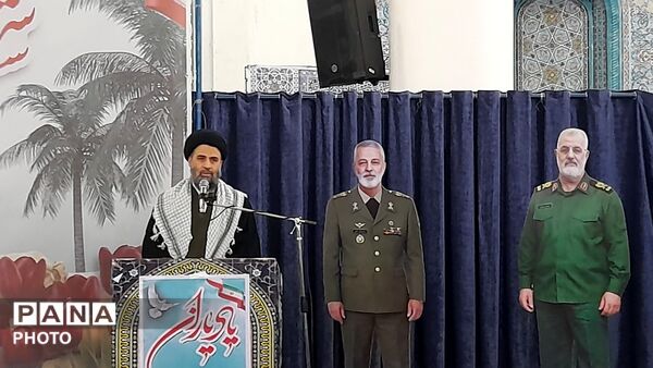 یادواره چهلم شهدای جنگ ۱۲ روزه در مصلای امام خمینی(ره) نظرآباد