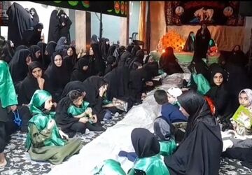 عزاداری شهادت حضرت رقیه(س) در مسجد صدیقه طاهره(س) بیرجند