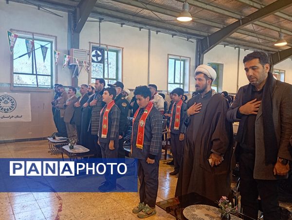 برگزاری مراسم زنگ انقلاب در فاروج