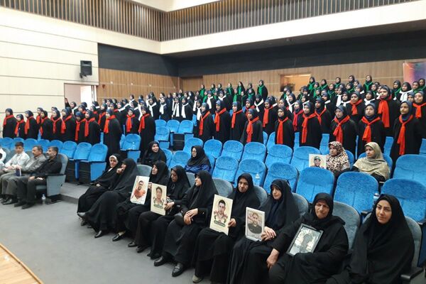 یادواره شهدای جنگ دوازده روزه در سالن ارشاد اسلامی شهرستان قدس