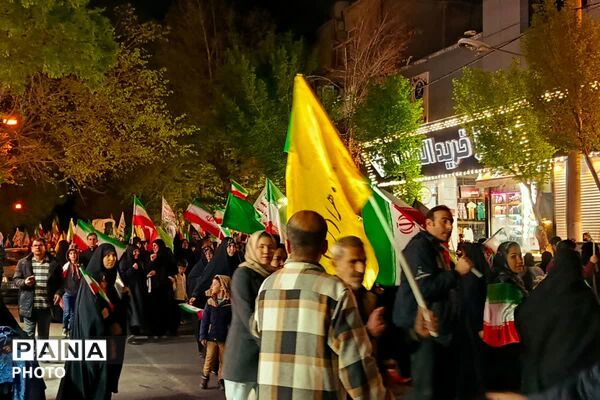 تجمعات شبانه مردم وطن دوست دولت آباد شهرری