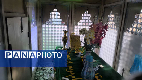 حال و هوای امامزاده سکینه خاتون(س) قم در روز طبیعت