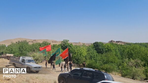 عزاداری شهادت اباعبدالله الحسین(ع) در روستای ابرجس