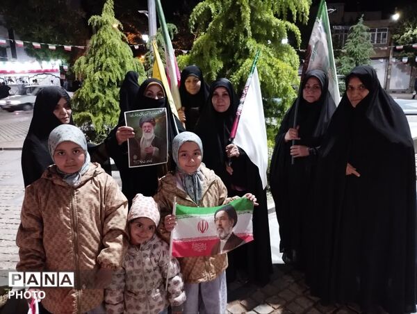 تجمع حماسی مردم انقلابی شهرستان بهار