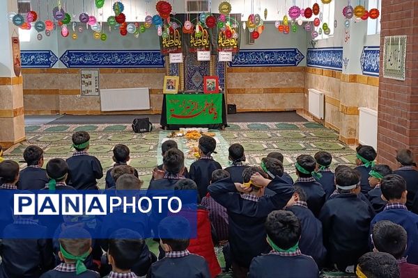 مراسم عزاداری ایام فاطمیه و بزرگداشت شهادت حضرت زهرا (س)  و افتتاح کلاس سایت دبستان شهید نوروزعلی حسینی