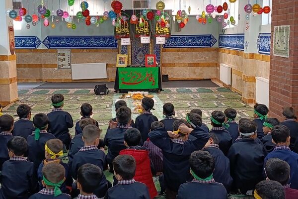 مراسم عزاداری ایام فاطمیه و بزرگداشت شهادت حضرت زهرا (س)  و افتتاح کلاس سایت دبستان شهید نوروزعلی حسینی