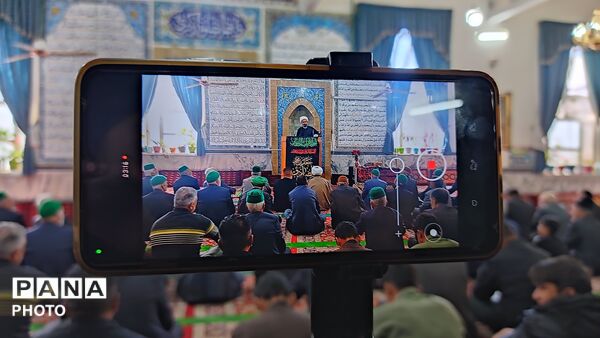 اقامه نماز عبادی سیاسی جمعه در شهر دارالسادات بار نیشابور 