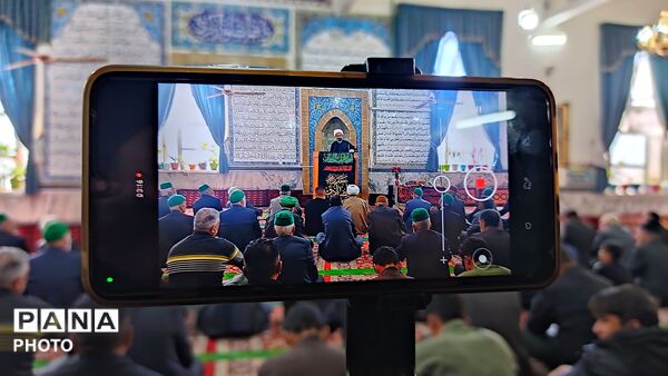 اقامه نماز عبادی سیاسی جمعه در شهر دارالسادات بار نیشابور 