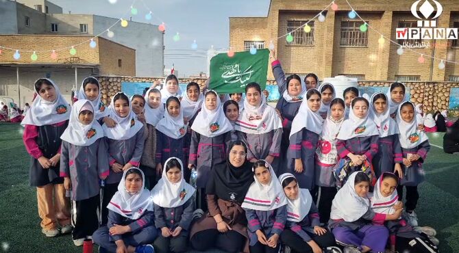 جشن میلاد حضرت صاحب‌الزمان(عج) در دبستان حضرت زهرا(س) 