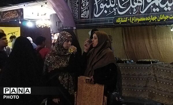 موکب هیئت جوانان چهارده معصوم(ع)  در مهمانی کیلومتری  عید غدیر خم 