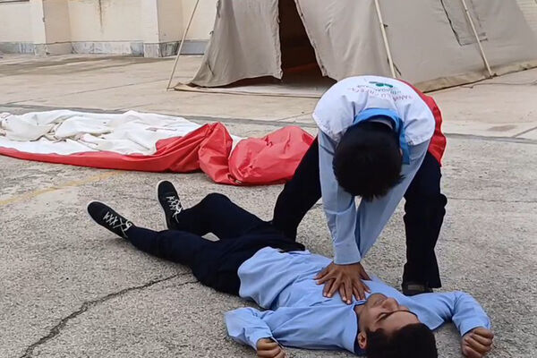 مانور زلزله در مدارس شهرستان‌ها و مناطق استان بوشهر