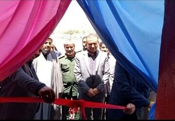 افتتاح کارگاه تولید و مهارت آموزی در شهرستان خانمیرزا