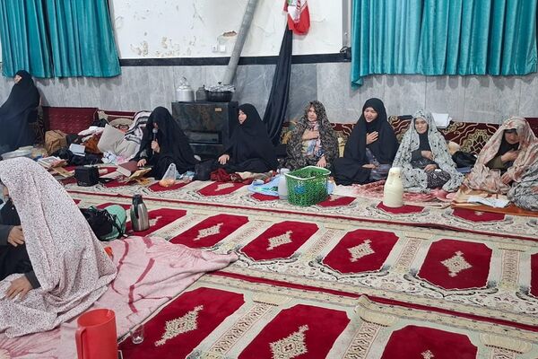 مراسم اعتکاف در مسجد امام حسین(ع) ناحیه یک شهرری