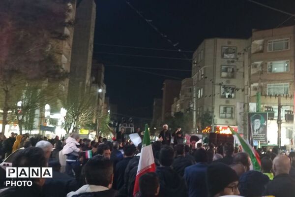 خروش عظیم مردم نصیر شهر در دسته عزاداری شهادت آیت الله امام خامنه ای (قدس سره)