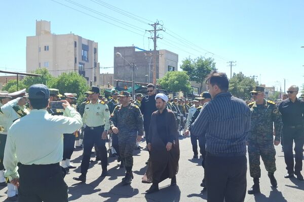 مراسم وداع با شهید امیرحسین مزینی در فریمان