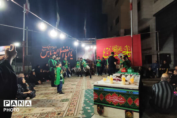 سوگ شب هشتم محرم در جوار مزار شهید گمنام آموزش و پرورش فارس