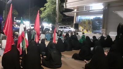 مراسم عزاداری امام حسین (ع) در شهر ملکشاهی 