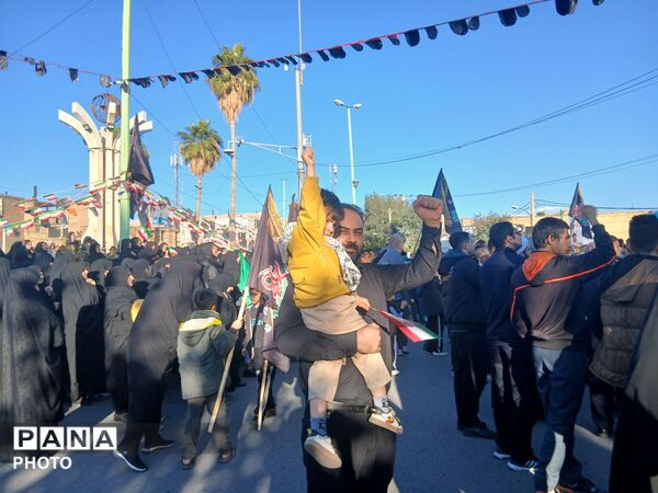 اجتماع بزرگ شهادت سید علی خامنه ای در پلدختر 