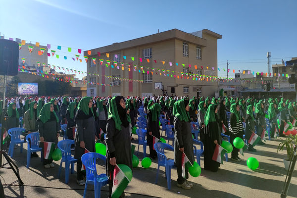 آیین نواختن زنگ انقلاب در مدارس فارس 