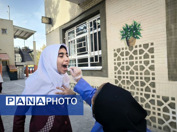 وارنیش فلوراید در دبستان شطیطه2