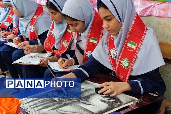 افتتاحیه جشنواره فرهنگی هنری ماها در دبستان قدر بهارستان۲