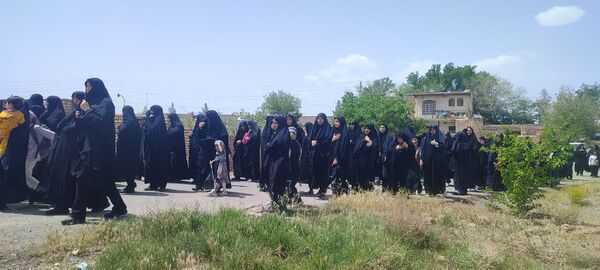 دسته عزاداری سالروز شهادت امام صادق(ع) در روستای ورجان قم
